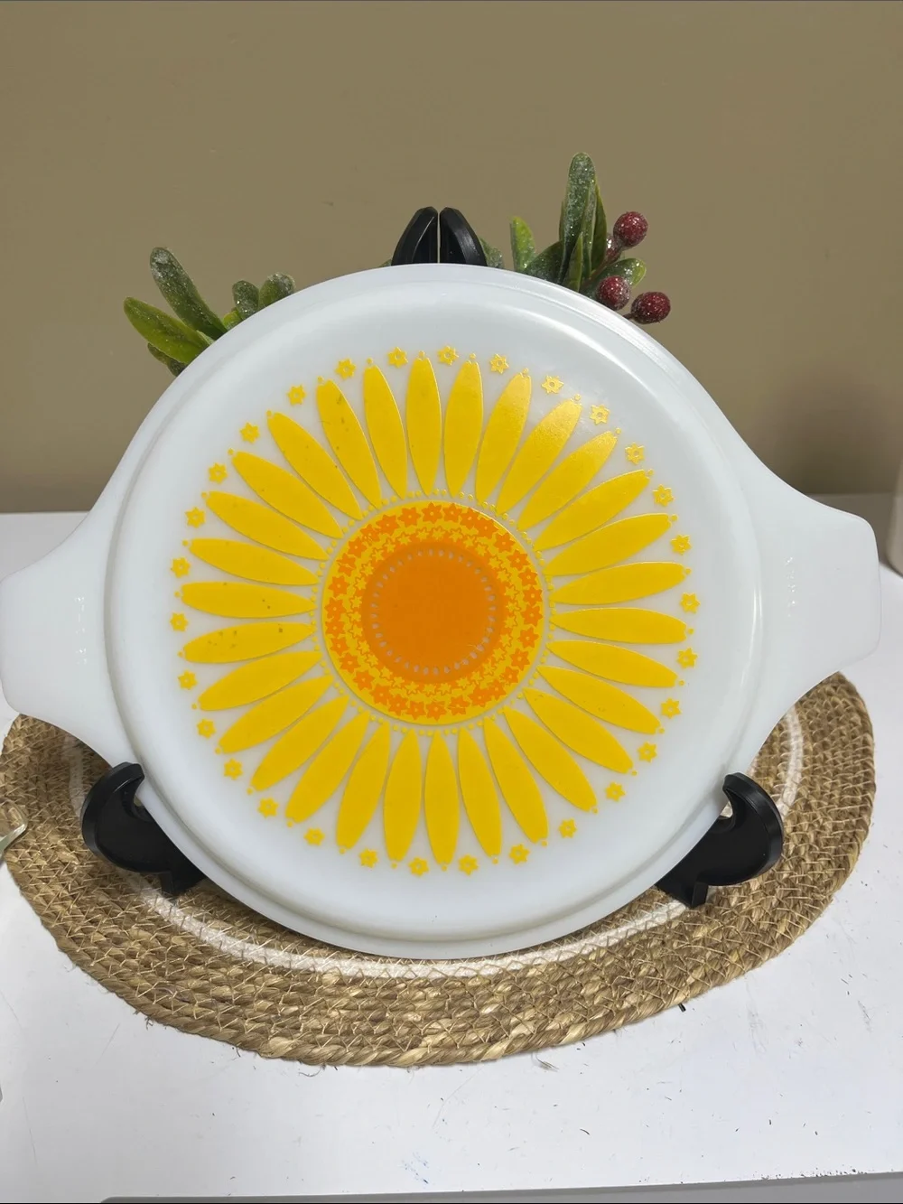 Pyrex cover #25-C 20 glass lid only